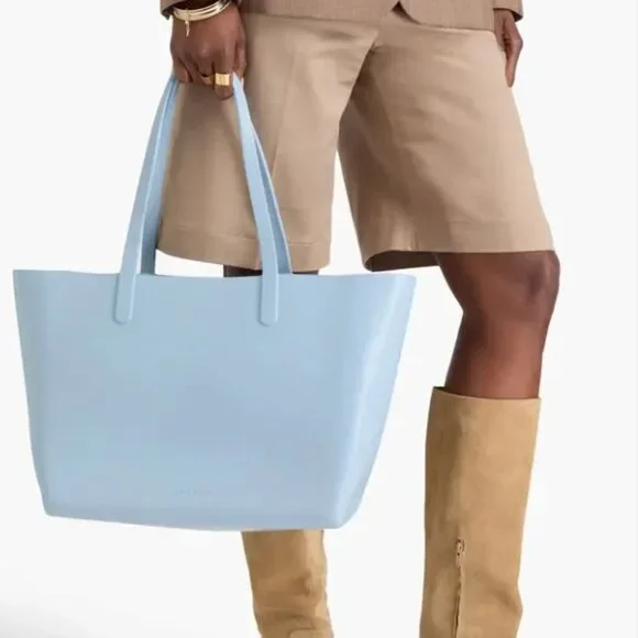 Mansur Gavriel tote blue beach bag - Picture 2 of 3